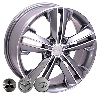 Автомобильные литые диски Zorat Wheels ZW-BK637 GP (R17, 7.0J, PCD5x114.3, ET35, DIA67.1)