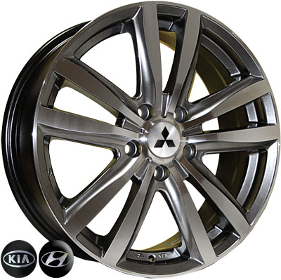 Автомобильные литые диски Zorat Wheels ZW-7306 HB-P (R-16, 6.5J, PCD5*114.3, ET-46, DIA:67.1)