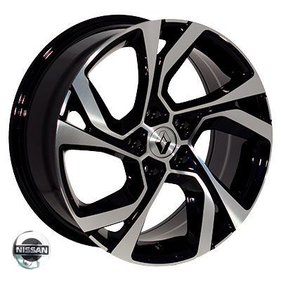 Автомобильные литые диски ZW-D 5229 MB (R17, 7.5J, PCD:5*114.3, ET-40, DIA:67.1)