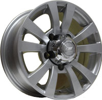 Автомобильные литые диски Zorat Wheels ZW-740 SIL (R15, 6.5J, PCD5x139.7, ET20, DIA110.5)