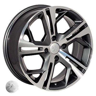 Автомобильные литые диски Zorat Wheels ZW-D5139 MGRA (R16, 6.5J, PCD:4*108, ET-25, DIA:65.1)