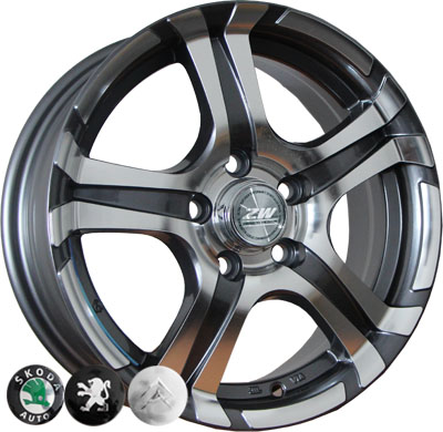 Автомобильные литые диски Zorat Wheels ZW-745 EP (R15, 6.5J, PCD4x108, ET25, DIA65.1)