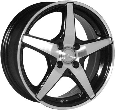 Автомобильные литые диски Zorat Wheels ZW-3119 BP (R14, 5.5J, PCD4x100, ET35, DIA67.1)