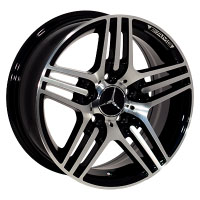 Автомобильные литые диски Zorat Wheels ZW-D5012 MB (Black CAP) (R15, 6.5J, PCD:5*112, ET-25, DIA:66.6)