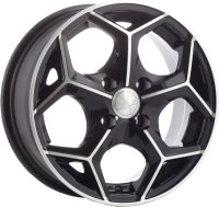 Автомобильные литые диски Zorat Wheels ZW-741 BP (R14, 6.0J, PCD4x100, ET35, DIA67.1)