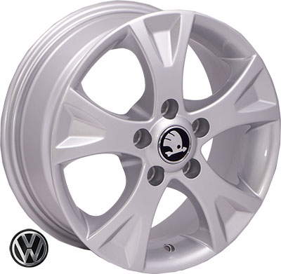 Автомобильные литые диски Zorat Wheels ZW-BK178 S (R15, 6.0J, PCD5x112, ET47, DIA57.1)