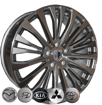 Автомобильные литые диски Allante ALLANTE-191 GMF (R19, 8.0J, PCD5x114.3, ET35, DIA67.1)